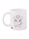 The Anime Hamtaro Printed Mug White/Black Standard Size
