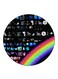 Emojis Printed Fridge Magnet Multicolour