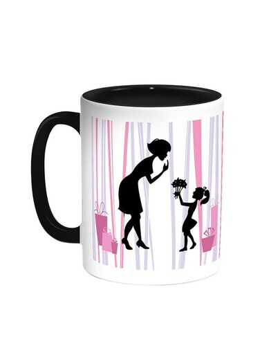 Mother's Day Gift Printed Coffee Mug Black/White 11ounce