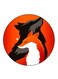 Foxes Printed Fridge Magnet Multicolour