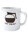 Pot Head Coffee Mug White/Brown