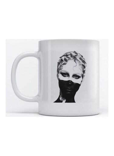 Mug Woman for Coffee and Tea White