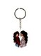 Girl Printed Dual Sided Keychain