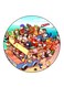 The Video Game Super Smash Bros Printed Fridge Magnet Multicolour