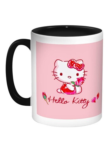 Hello Kitty Printed Coffee Mug Pink/White/Black