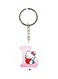 Hello Kitty Letter L Printed Keychain