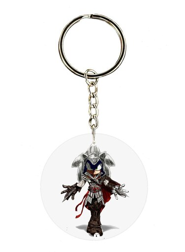Sonic Printed Keychain