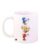 Durable Heat-resistant Thick Wall Designed Ergonomic Handled Sonic Video Game Printed Mug White/Yellow/Blue 11ounce