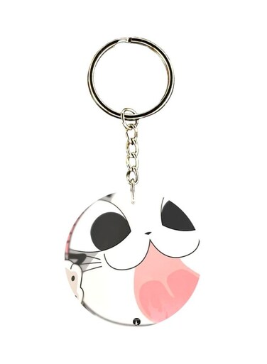 Cat Printed Keychain