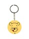 Double Sided Bear Printed Keychain