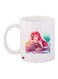Mermaid Printed Coffee Mug White/Red/Green 11ounce