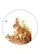 Rabbits Printed Fridge Magnet Multicolour