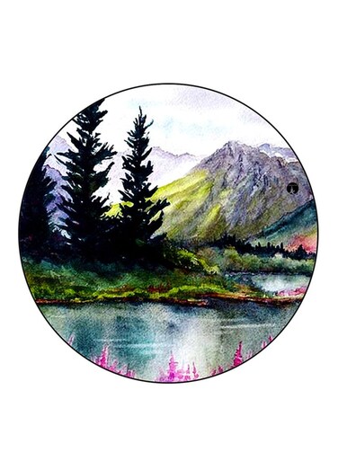 Nature Printed Fridge Magnet Multicolour