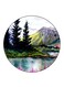 Nature Printed Fridge Magnet Multicolour