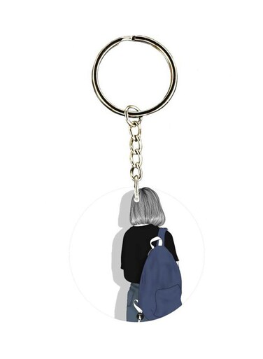 Cartoon Printed Keychain