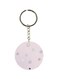 Flower Printed Double Sided Keychain