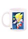 Sonic Video Game Printed Mug Blue/Red/Yellow Standard Size