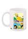 The Simpsons Printed Coffee Mug White/Yellow/Blue 11ounce