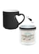 Ramadan Kareem Printed Magic Coffee Mug With Inner Heart Handle Black 11ounce