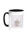 Coffee Time Printed Coffee Mug Black/White 11ounce