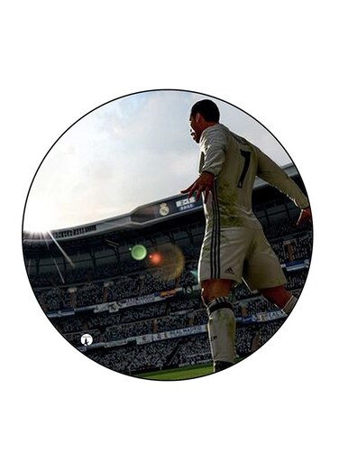 Chirstiano Ronoldo Printed Fridge Magnet Multicolour 5.5 x 5.5cm