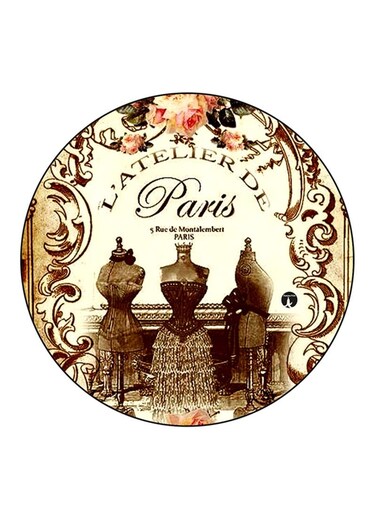 Vintage Art Printed Fridge Magnet Multicolour