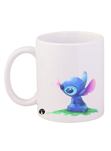 Printed Coffee Mug White/Blue/Pink