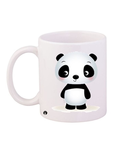 Printed Coffee Mug White/Black 11ounce