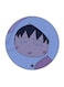 Anime Chibi Maruko Chan Printed Fridge Magnet Round Multicolour