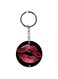 Lip Printed Dual Sided Keychain