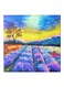 Nature Themed Canvas Wall Painting With Frame Multicolour 50x50cm