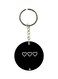 Double Sided Heart Printed Keychain