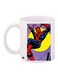 Printed Coffee Mug White/Red/Blue