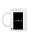 English Phrases Printed Mug White/Black