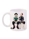 My Hero Academia Printed Mug White/Blue/Green 12ounce