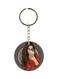 Girl Printed Double Sided Keychain
