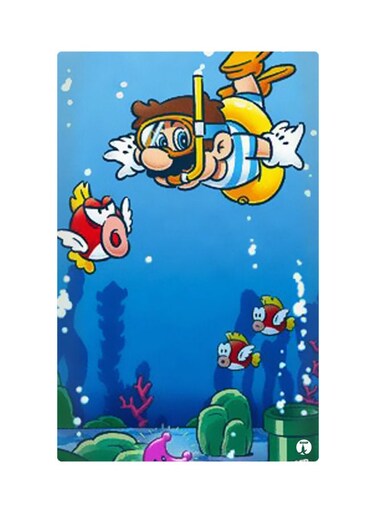 Printed Fridge Magnet Multicolour 8.5x0.4x5.5cm