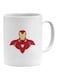 Iron Man Printed Mug White/Red/Gold