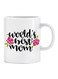 World's Best Mom Printed Mug White/Black/Pink Standard