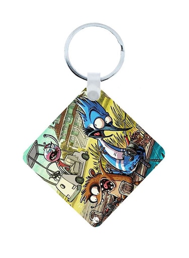 Regular Show Wooden Keychain