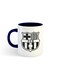 Sport Club Printed Mug White/Navy