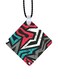 Modern Art Printed Car Mirror Pendant