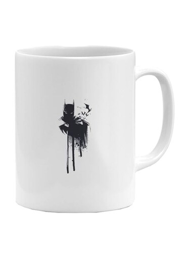 Batman Printed Ceramic Mug White