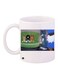 Cartoon Characters Printed Coffee Mug White/Blue/Green 11ounce