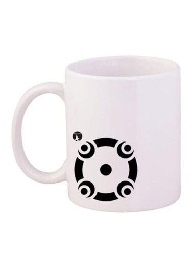 Digimon Printed Mug White/Black 12ounce