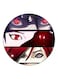 Eyes Printed Fridge Magnet White/Brown/Red 5.5cm