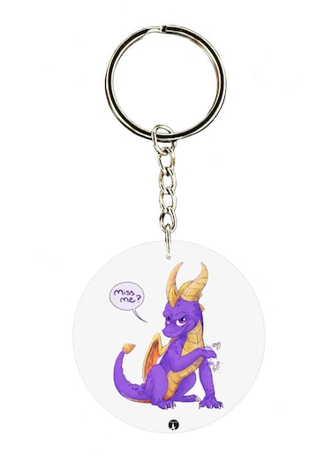 Spyro Printed Keychain