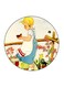 Girls Printed Fridge Magnet Multicolour 5.5 x 5.5cm