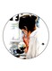 Woman Printed Fridge Magnet Multicolour