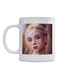 Woman Printed Ceramic Mug White/Beige/Red